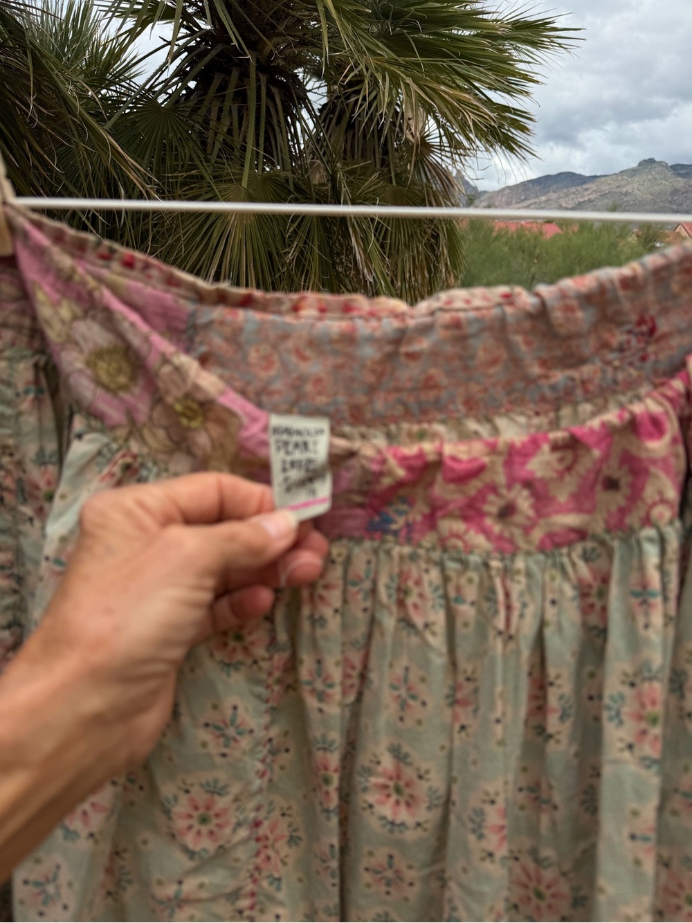 Super soft magnolia pearl cotton skirt - Picture 6 of 7